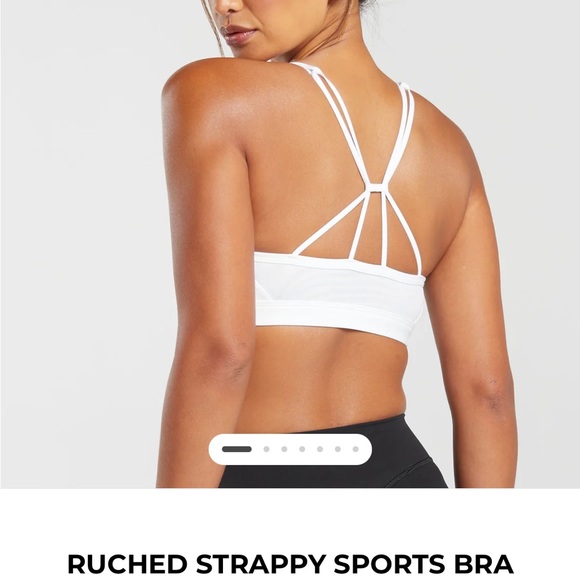 Gymshark Ruched Strappy Sports Bra Bundle - Picture 1 of 7